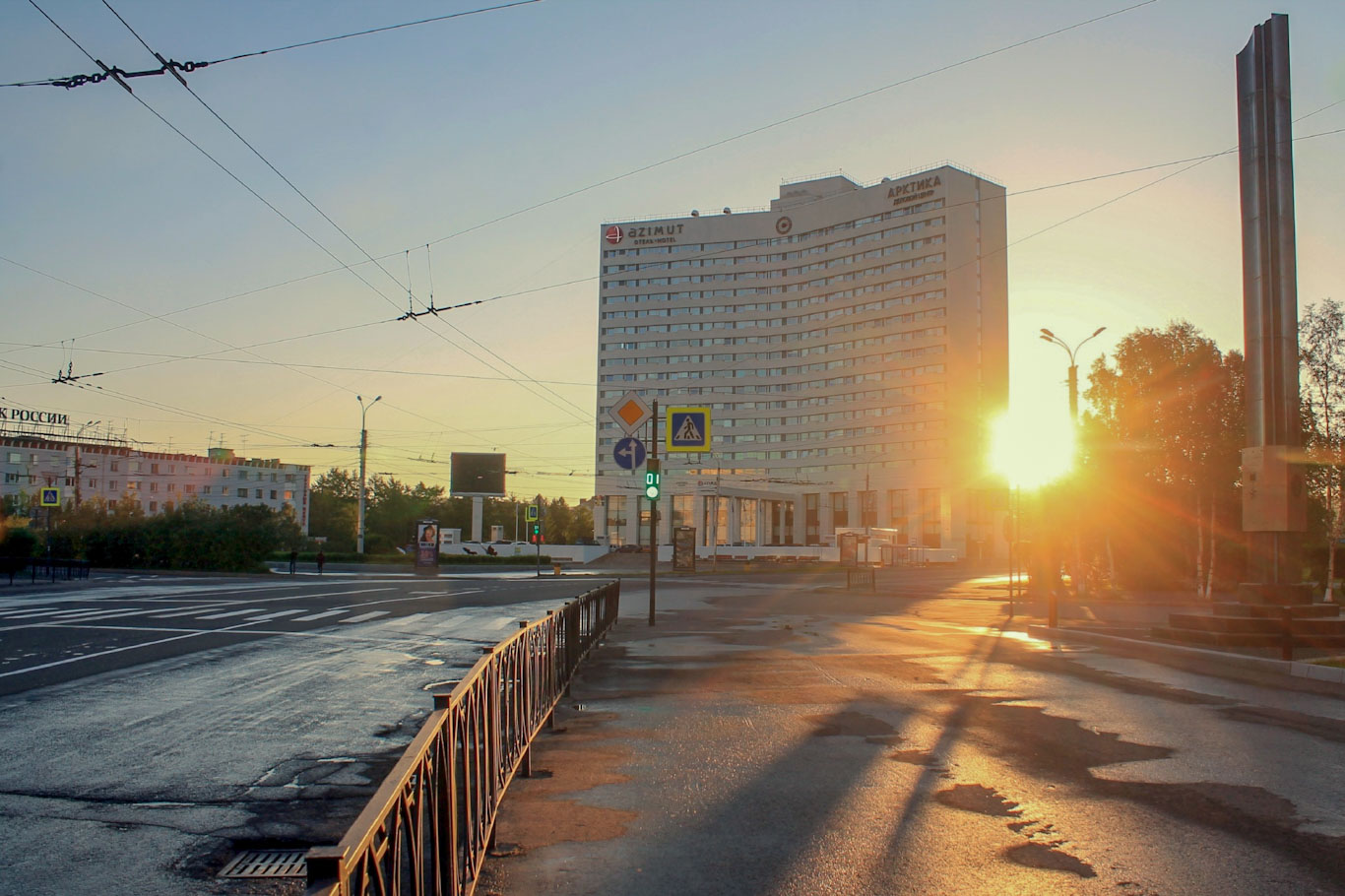 полярный день в мурманске