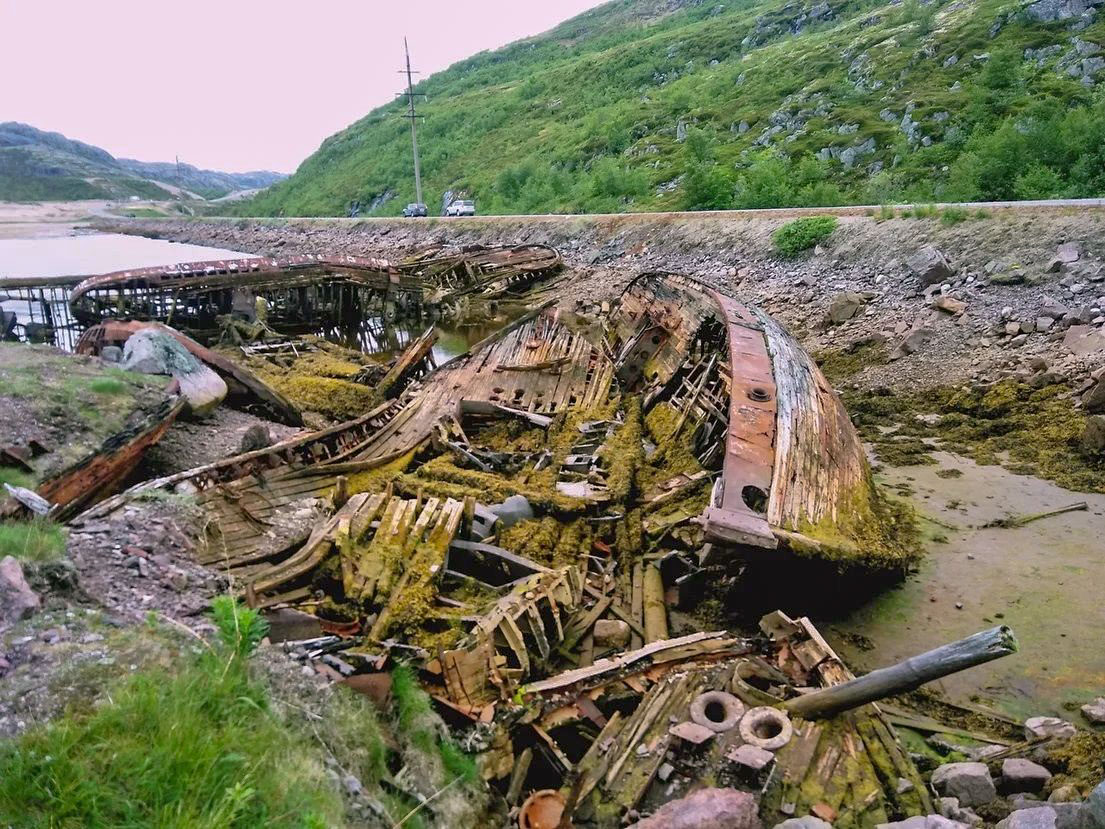 кладбище кораблей в териберке